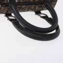 Christian Dior Trotter Canvas Hand Bag Black Silver Auth ka5434A-7
