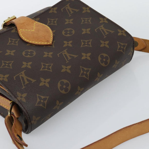 LOUIS VUITTON Monogram Cartouchiere MM Shoulder Bag M51253 LV Auth ka5435