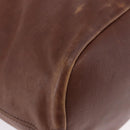 GIVENCHY Hand Bag Leather 2way Brown Gold Tone Auth ka5437-12
