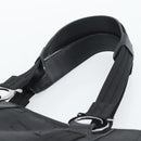 Salvatore Ferragamo Gancini Hand Bag Canvas Black Silver Auth ka5438-8