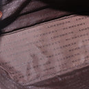 BURBERRY Nova Check Hand Bag PVC Leather 2way Beige Gold Tone Auth ka5442V-18