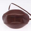 Salvatore Ferragamo Hand Bag Leather 2way Brown Gold Tone Auth ka5445A-11