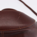 Salvatore Ferragamo Hand Bag Leather 2way Brown Gold Tone Auth ka5445A-12