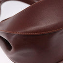 Salvatore Ferragamo Hand Bag Leather 2way Brown Gold Tone Auth ka5445A-13