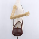 Salvatore Ferragamo Hand Bag Leather 2way Brown Gold Tone Auth ka5445A-23