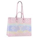 LOUIS VUITTON Monogram Giant Pastels On The Go GM 2way Multicolor Auth ka5447M-1