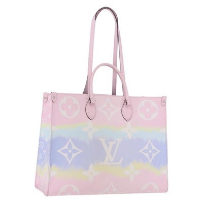 LOUIS VUITTON Monogram Giant Pastels On The Go GM 2way Multicolor Auth ka5447M