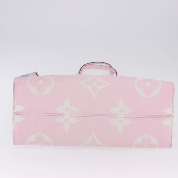 LOUIS VUITTON Monogram Giant Pastels On The Go GM 2way Multicolor Auth ka5447M