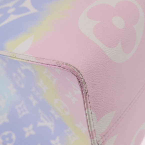 LOUIS VUITTON Monogram Giant Pastels On The Go GM 2way Multicolor Auth ka5447M