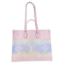 LOUIS VUITTON Monogram Giant Pastels On The Go GM 2way Multicolor Auth ka5447M-3