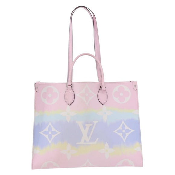 LOUIS VUITTON Monogram Giant Pastels On The Go GM 2way Multicolor Auth ka5447M