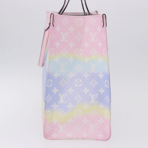 LOUIS VUITTON Monogram Giant Pastels On The Go GM 2way Multicolor Auth ka5447M