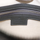 GUCCI GG Supreme Shoulder Bag PVC Leather Gray Silver 699439 Auth ka5448A-16