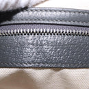 GUCCI GG Supreme Shoulder Bag PVC Leather Gray Silver 699439 Auth ka5448A-22