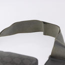 GUCCI GG Supreme Shoulder Bag PVC Leather Gray Silver 699439 Auth ka5448A-8