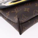 LOUIS VUITTON Yamamoto Kansai Pochette Kabuki Mask M43532 Auth ka5449SAM-10