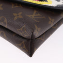 LOUIS VUITTON Yamamoto Kansai Pochette Kabuki Mask M43532 Auth ka5449SAM-15