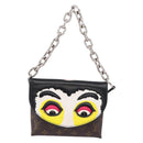 LOUIS VUITTON Yamamoto Kansai Pochette Kabuki Mask M43532 Auth ka5449SAM-13