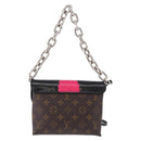 LOUIS VUITTON Yamamoto Kansai Pochette Kabuki Mask M43532 Auth ka5449SAM-2