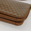 CELINE Macadam Canvas Shoulder Bag PVC Beige Gold Auth ka545-16