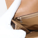 CELINE Macadam Canvas Shoulder Bag PVC Beige Gold Auth ka545-19