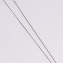 Christian Dior Necklace Metal Silver Auth ka5450-5