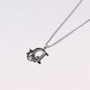Christian Dior Necklace Metal Silver Auth ka5450-8