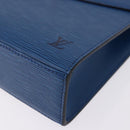 LOUIS VUITTON Epi Malesherbes Hand Bag Blue M52375 LV Auth ka5454-15