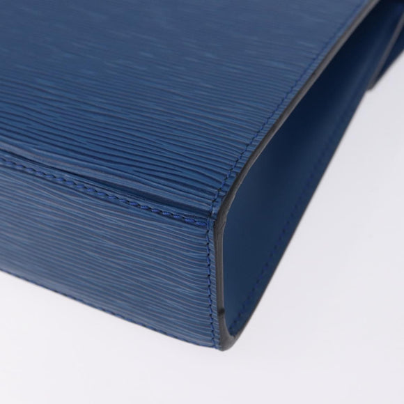 LOUIS VUITTON Epi Malesherbes Hand Bag Blue M52375 LV Auth ka5454