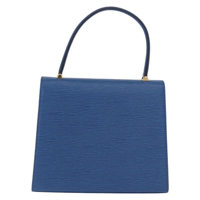 LOUIS VUITTON Epi Malesherbes Hand Bag Blue M52375 LV Auth ka5454 - 0