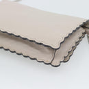 FENDI Chain Shoulder Wallet Leather Pink Silver 8M0346 Auth ka5456A-12