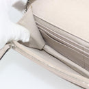 FENDI Chain Shoulder Wallet Leather Pink Silver 8M0346 Auth ka5456A-18