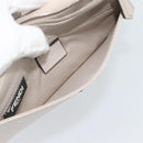 FENDI Chain Shoulder Wallet Leather Pink Silver 8M0346 Auth ka5456A-21