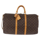 LOUIS VUITTON Monogram Keepall Bandouliere 50 Boston Bag M41416 LV Auth ka5457A-2