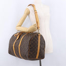 LOUIS VUITTON Monogram Keepall Bandouliere 50 Boston Bag M41416 LV Auth ka5457A-25