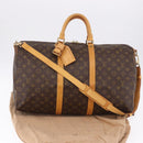 LOUIS VUITTON Monogram Keepall Bandouliere 50 Boston Bag M41416 LV Auth ka5457A-26