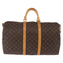 LOUIS VUITTON Monogram Keepall Bandouliere 50 Boston Bag M41416 LV Auth ka5457A-3