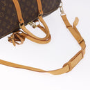 LOUIS VUITTON Monogram Keepall Bandouliere 50 Boston Bag M41416 LV Auth ka5457A-9
