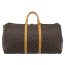 LOUIS VUITTON Monogram Keepall Bandouliere 55 Boston Bag M41414 LV Auth ka5458-2