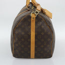 LOUIS VUITTON Monogram Keepall Bandouliere 55 Boston Bag M41414 LV Auth ka5458-3