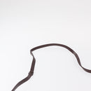 SAINT LAURENT Shoulder Bag Leather Purple Gold Auth ka546-8