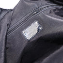 Salvatore Ferragamo Hand Bag Patent Black Silver Auth ka5460-16