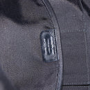 Salvatore Ferragamo Hand Bag Patent Black Silver Auth ka5460-12