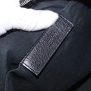 BALENCIAGA Classic Clip L Clutch Bag Leather Black Silver 273023 Auth ka5461-17