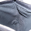 BALENCIAGA Classic Clip L Clutch Bag Leather Black Silver 273023 Auth ka5461-19