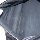 BALENCIAGA Classic Clip L Clutch Bag Leather Black Silver 273023 Auth ka5461-20