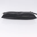 BALENCIAGA Classic Clip L Clutch Bag Leather Black Silver 273023 Auth ka5461-6