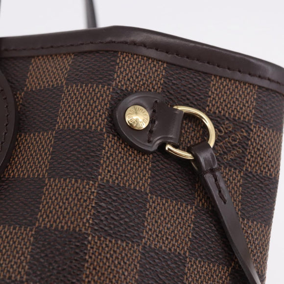 LOUIS VUITTON Damier Ebene Neverfull PM Tote Bag N51109 LV Auth ka5462SAV