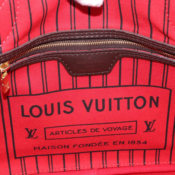 LOUIS VUITTON Damier Ebene Neverfull PM Tote Bag N51109 LV Auth ka5462SAV