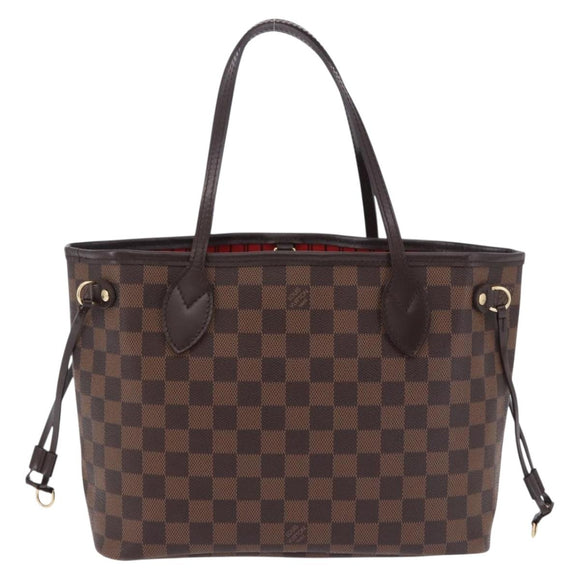LOUIS VUITTON Damier Ebene Neverfull PM Tote Bag N51109 LV Auth ka5462SAV